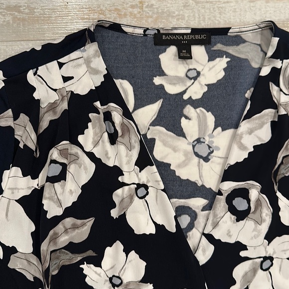 Banana Republic Cross Front Blouse - Picture 1 of 4